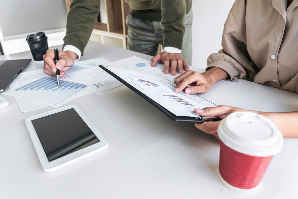 team reviewing data 2